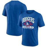 Los Angeles Dodgers Badge of Honor Tri-Blend T-Shirt - MLB