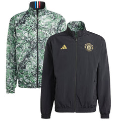 Manchester United x Stone Roses Originals 2023/24 Reversible Anthem Full-Zip Jacket Black | Adidas