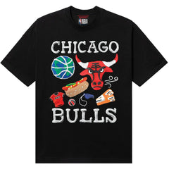 Chicago Bulls NBA x MARKET Unisex Claymation T-Shirt Black - NBA