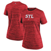 St. Louis Cardinals Nike Women's 2024 City Connect Authentic Collection Practice Velocity T-Shirt - MLB