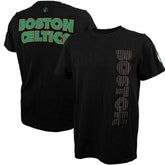 Boston Celtics FISLL 3D Puff Print Sliced Logo T-Shirt Black - NBA