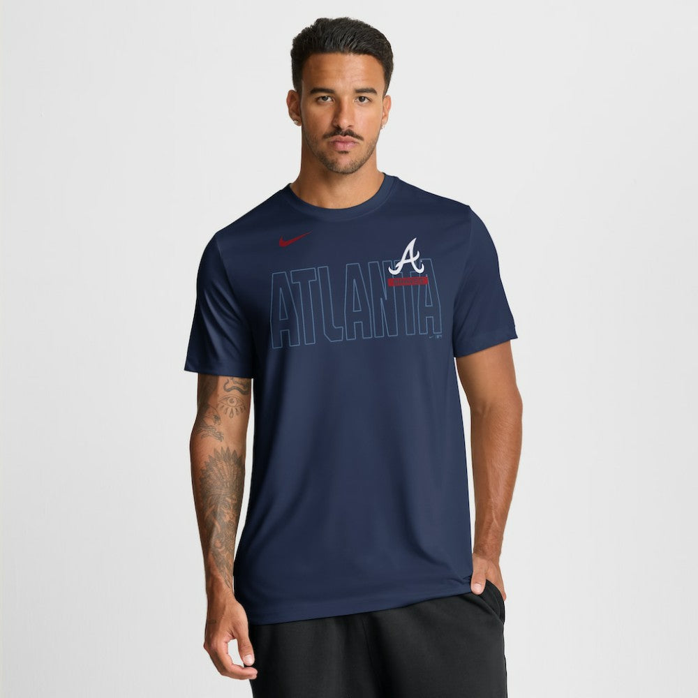 Atlanta Braves Nike Knockout Team Legend Dri-FIT T-Shirt - MLB