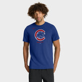 Chicago Cubs Nike Tri-Blend Logo T-Shirt - MLB