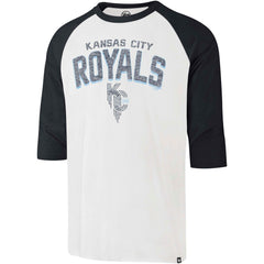 Kansas City Royals '47 City Connect Crescent Franklin Raglan 3/4-Sleeve T-Shirt - MLB