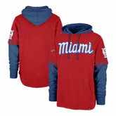 Miami Marlins '47 City Connect Trifecta Shortstop Pullover Hoodie - MLB
