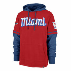 Miami Marlins '47 City Connect Trifecta Shortstop Pullover Hoodie - MLB