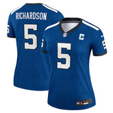 Anthony Richardson Indianapolis Colts Women's Alternate Legend Player Performance Top Royal | Nike for Sale