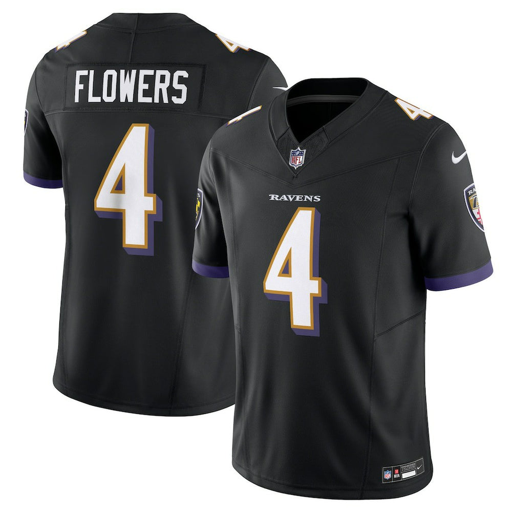 Zay Flowers Baltimore Ravens Alternate Vapor F.U.S.E. Limited Jersey Black | Nike for Sale