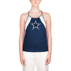 Dallas Cowboys New Era Women's Ribbed Racerback Tank Top Navy | NFL