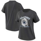 Dallas Cowboys WEAR by Erin Andrews Women's Boyfriend T-Shirt Charcoal | NFL