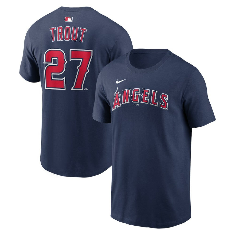 Mike Trout Los Angeles Angels Nike Name & Number T-Shirt - MLB