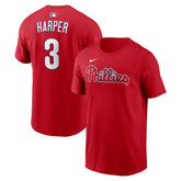 Bryce Harper Philadelphia Phillies Nike Name & Number T-Shirt - MLB
