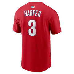 Bryce Harper Philadelphia Phillies Nike Name & Number T-Shirt - MLB