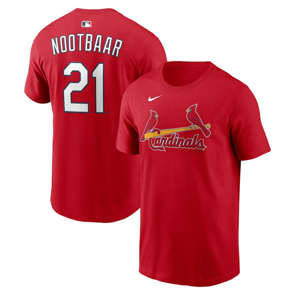 Lars Nootbaar St. Louis Cardinals Nike Home Name & Number T-Shirt - MLB
