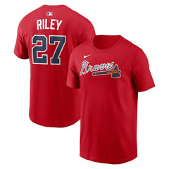 Austin Riley Atlanta Braves Nike Home Name & Number T-Shirt - MLB