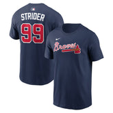 Spencer Strider Atlanta Braves Nike Name & Number T-Shirt - MLB