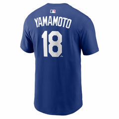 Yoshinobu Yamamoto Los Angeles Dodgers Nike Home Name & Number T-Shirt - MLB