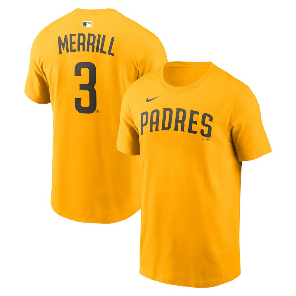 Jackson Merrill San Diego Padres Nike Name & Number T-Shirt - MLB