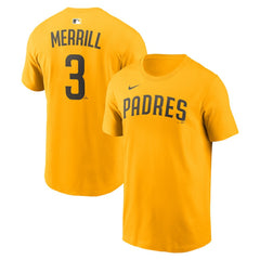 Jackson Merrill San Diego Padres Nike Name & Number T-Shirt - MLB