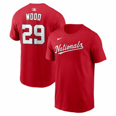James Wood Washington Nationals Nike Home Name & Number T-Shirt - MLB
