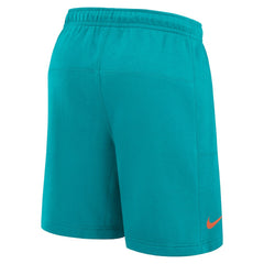 Miami Dolphins Arched Kicker Shorts Aqua | Nike for Sale