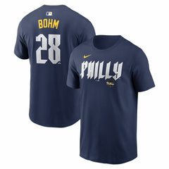Alec Bohm Philadelphia Phillies Nike City Connect Name & Number T-Shirt - MLB