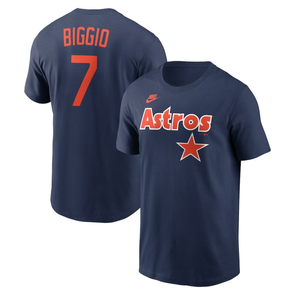 Craig Biggio Houston Astros Nike Cooperstown Collection Name & Number T-Shirt - MLB