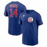 Ernie Banks Chicago Cubs Nike Cooperstown Collection Name & Number T-Shirt - MLB