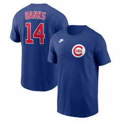 Ernie Banks Chicago Cubs Nike Cooperstown Collection Name & Number T-Shirt - MLB
