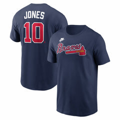 Chipper Jones Atlanta Braves Nike Cooperstown Collection Name & Number T-Shirt - MLB