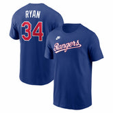 Nolan Ryan Texas Rangers Nike Cooperstown Collection Name & Number T-Shirt - MLB
