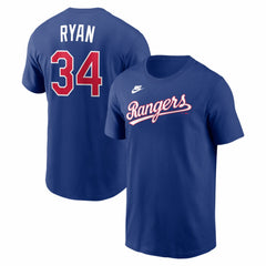 Nolan Ryan Texas Rangers Nike Cooperstown Collection Name & Number T-Shirt - MLB