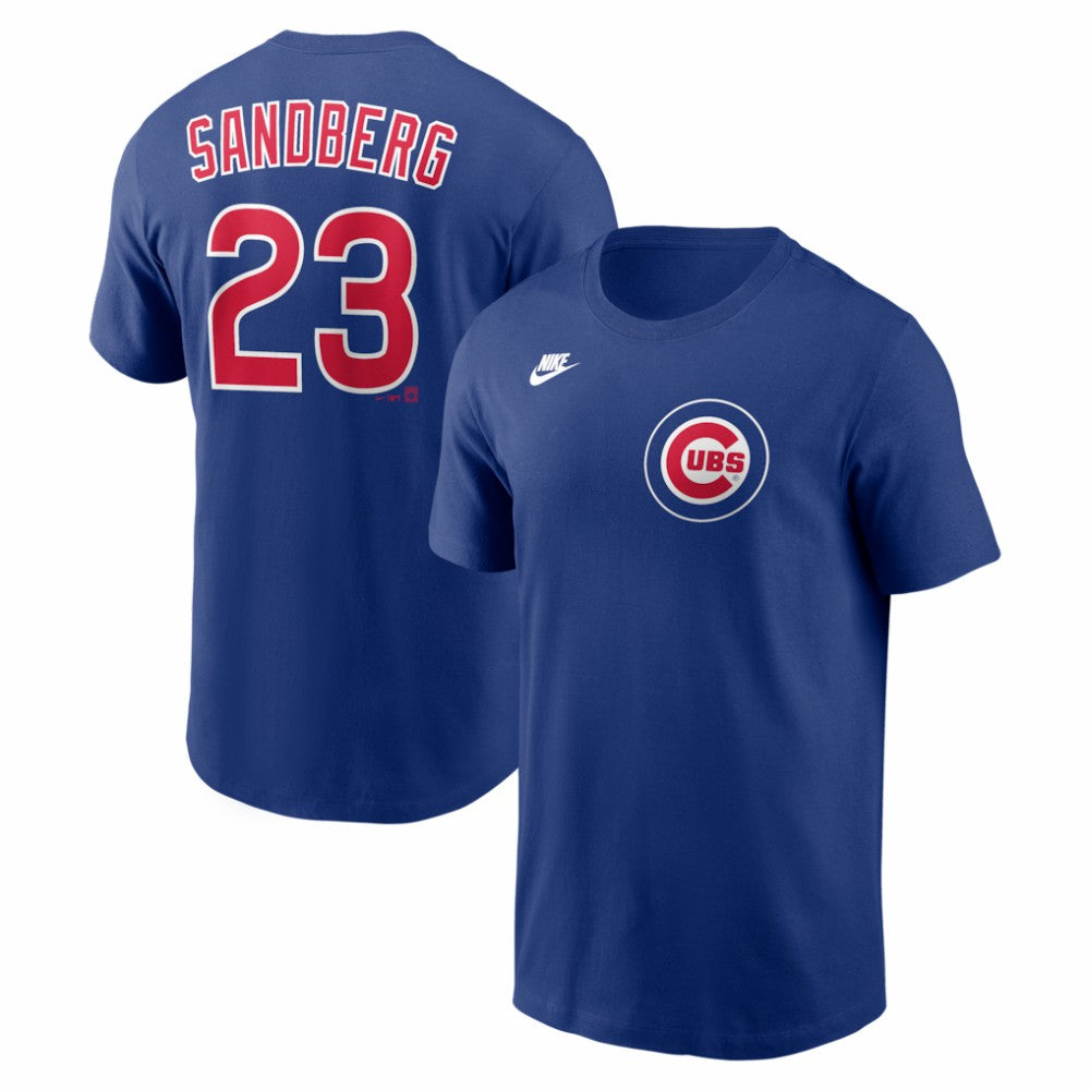 Ryne Sandberg Chicago Cubs Nike Cooperstown Collection Name & Number T-Shirt - MLB