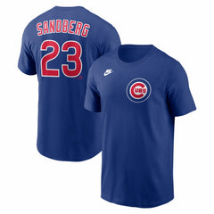 Ryne Sandberg Chicago Cubs Nike Cooperstown Collection Name & Number T-Shirt - MLB