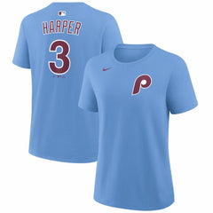 Bryce Harper Philadelphia Phillies Nike Women's Name & Number T-Shirt - MLB