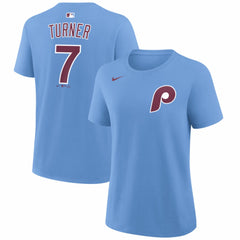 Trea Turner Philadelphia Phillies Nike Women's Name & Number T-Shirt - MLB