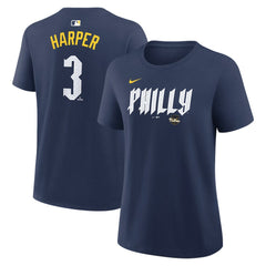Bryce Harper Philadelphia Phillies Nike Women's City Connect Name & Number T-Shirt - MLB