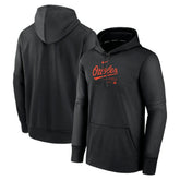 Baltimore Orioles Nike Authentic Collection Practice Performance Pullover Hoodie - MLB