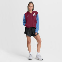 Philadelphia Phillies Nike Women's Cooperstown Collection Cropped Full-Zip Hoodie - MLB
