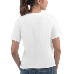 Phoenix Suns G-III 4Her by Carl Banks Women's Play the Ball Cropped T-Shirt White - NBA