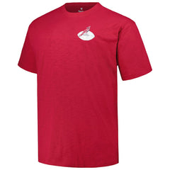 Arizona Cardinals Profile Big & Tall Two-Hit Throwback T-Shirt Cardinal | NFL