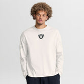 Las Vegas Raiders Oversized Type Play Long Sleeve T-Shirt Gray | Fanatics