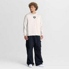 Las Vegas Raiders Oversized Type Play Long Sleeve T-Shirt Gray | Fanatics