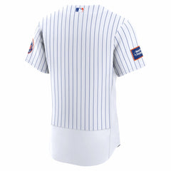 New York Mets Nike Home Sponsor Patch Authentic Jersey - MLB