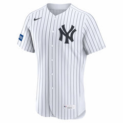 New York Yankees Nike Home Sponsor Patch Authentic Jersey - MLB