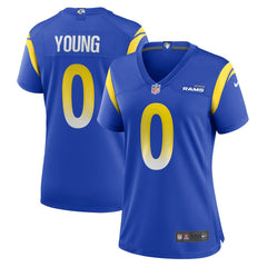 Byron Young Los Angeles Rams Women's Home Game Jersey Royal | Nike for Sale