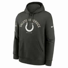 Indianapolis Colts Salute To Service Club Fleece Hoodie Olive | Nike for Sale