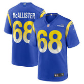 Mike McAllister Los Angeles Rams Home Game Jersey Royal | Nike for Sale