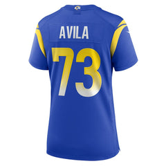 Steve Avila Los Angeles Rams Women's Home Game Jersey Royal | Nike for Sale