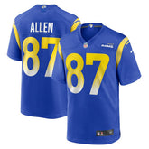 Davis Allen Los Angeles Rams Home Game Jersey Royal | Nike for Sale